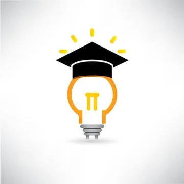 Idea bulb, wisdom concept Stock Illustration
