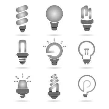 Idea bulbs Stock Illustration