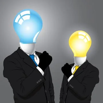 Idea business man Stock Illustration