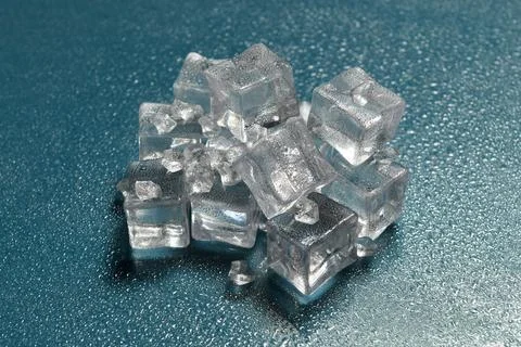 Idea of a cold environment or a very cold place Stock Photos