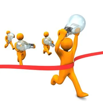 Idea competition Stock Illustration