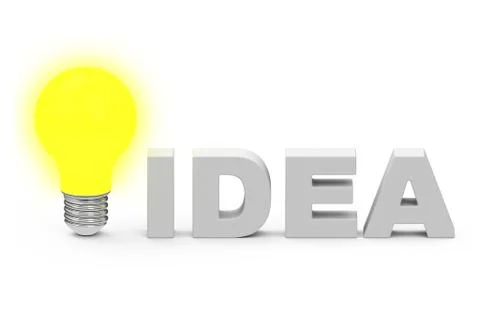 The idea concept Stock Illustration