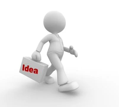 Idea concept Illustrazione stock