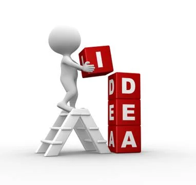 Idea concept Illustrazione stock