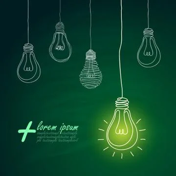 Idea concept Illustrazione stock