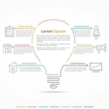 Idea Concept Illustration Illustrazione stock