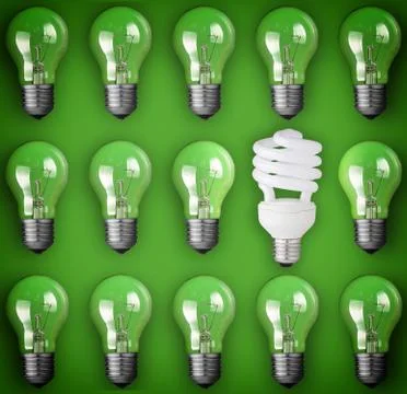 Idea concept light bulb Stock Photos