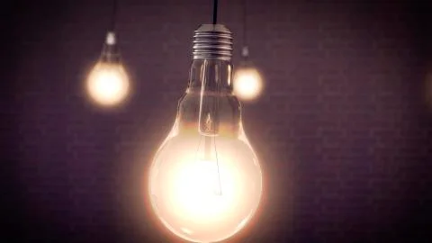 Idea concept with light bulbs Stock Illustration