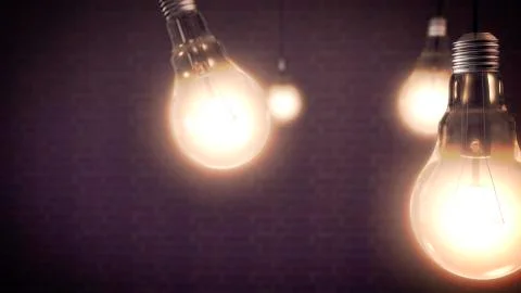 Idea concept with light bulbs Stock Illustration