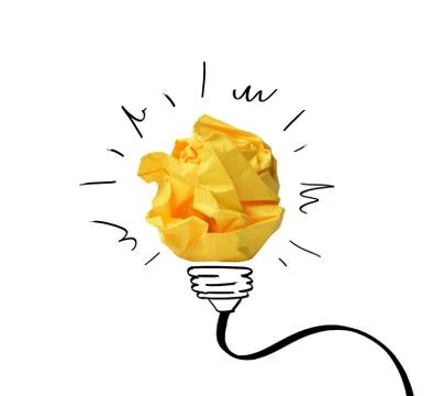 Idea concept with paper notes Stock Photos