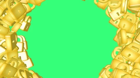 The idea of the concept of security and protection. Stock Footage 120282790