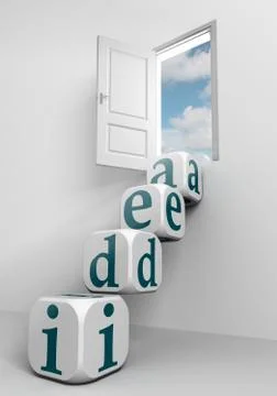 Idea conceptual door Stock Illustration