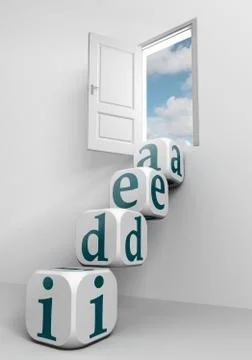 Idea conceptual door Stock Illustration