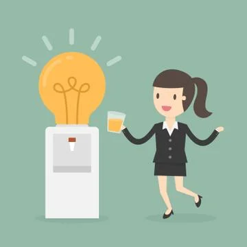 Idea cooler. Stock Illustration