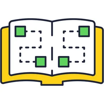 Idea creation and visualization icon flat vector 스톡 일러스트