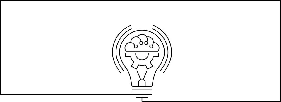 Idea creative banner sign different Light bulb icon. Innovation symbol creative 스톡 일러스트