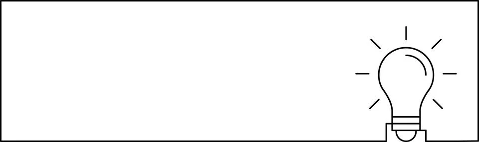 Idea creative banner sign different Light bulb icon. Innovation symbol creative 스톡 일러스트