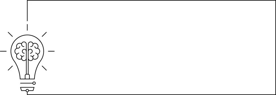 Idea creative banner sign different Light bulb icon. Innovation symbol creative 스톡 일러스트