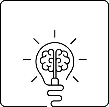 Idea creative banner sign different Light bulb icon. Innovation symbol creative 스톡 일러스트