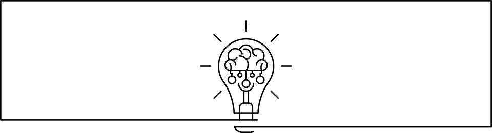 Idea creative banner sign different Light bulb icon. Innovation symbol creative 스톡 일러스트