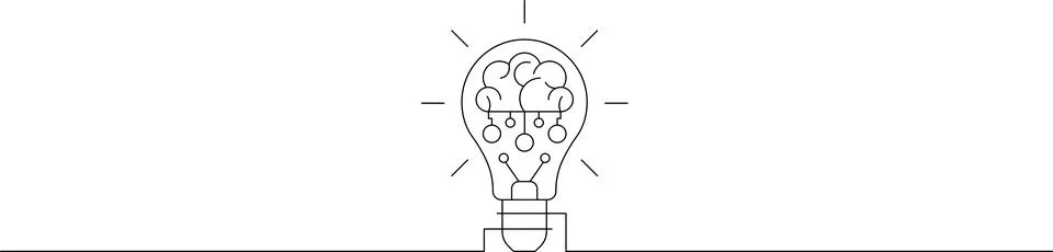 Idea creative banner sign different Light bulb icon. Innovation symbol creative Stock Illustration