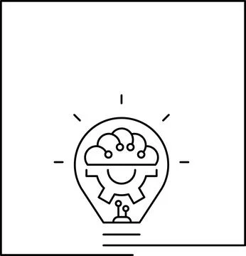 Idea creative banner sign different Light bulb icon. Innovation symbol creative 스톡 일러스트