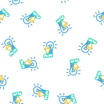 Idea customer testimonial vector seamless pattern Stock Illustration