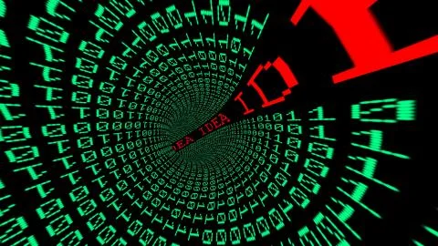 Idea data tunnel Illustrazione stock