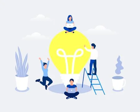 Idea design concept. Ilustración de archivo