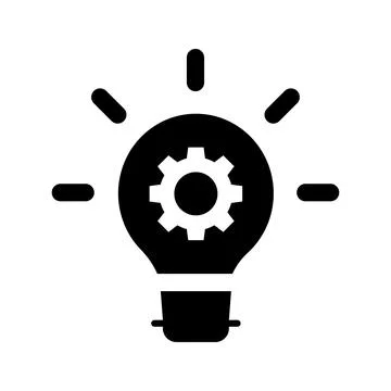 Idea development icon. Stock Illustration
