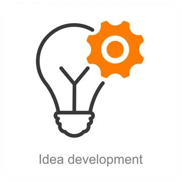 Idea development Stock Illustration
