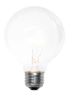 Idea With Filament Lit Stock Photos
