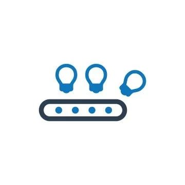 Idea Generation Icon Stock Illustration