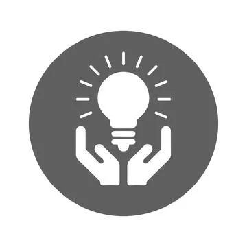 Idea generation icon. Stock Illustration
