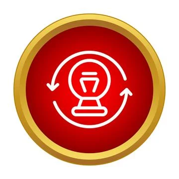 Idea generation process cycle thinking icon Stock Illustration