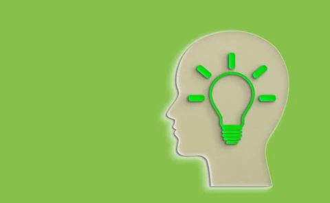 Idea head Stock Illustration