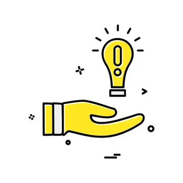 Idea icon design vector Stock Illustration