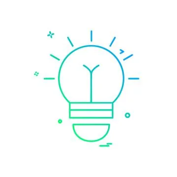 Idea icon design vector Stock Illustration