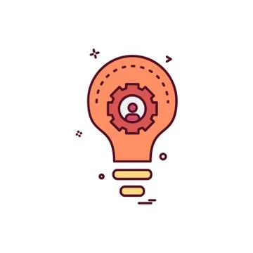Idea icon design vector Stock Illustration