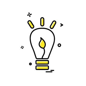 Idea icon design vector Stock Illustration
