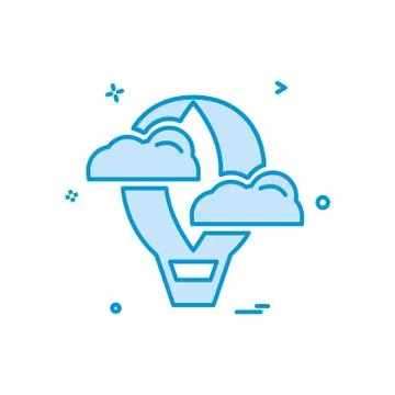 Idea icon design vector Illustrazione stock