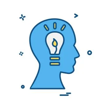 Idea icon design vector Stock Illustration