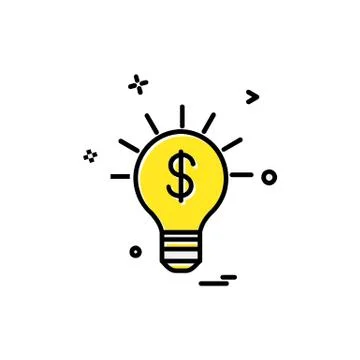 Idea icon design vector Stock Illustration