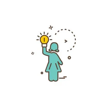 Idea icon design vector Stock Illustration