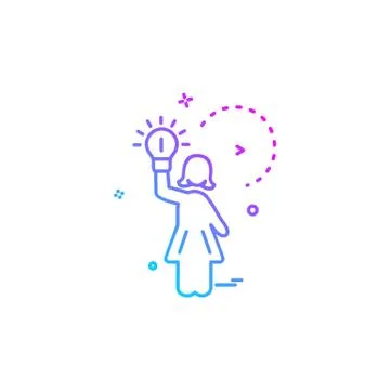 Idea icon design vector Stock Illustration