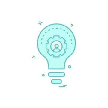 Idea icon design vector Stock Illustration