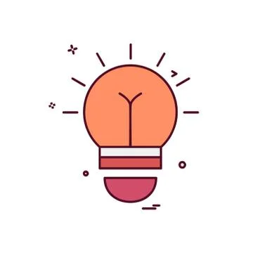 Idea icon design vector Stock Illustration