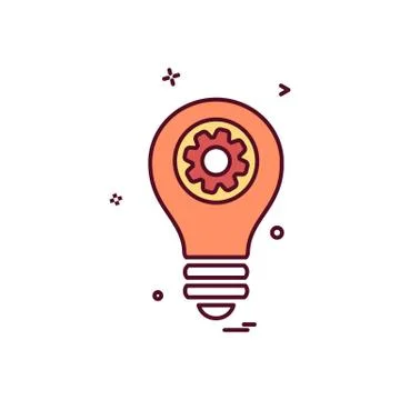 Idea icon design vector Stock Illustration
