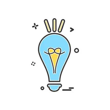 Idea icon design vector Stock Illustration