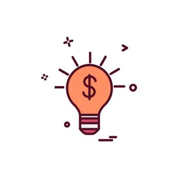Idea icon design vector Stock Illustration